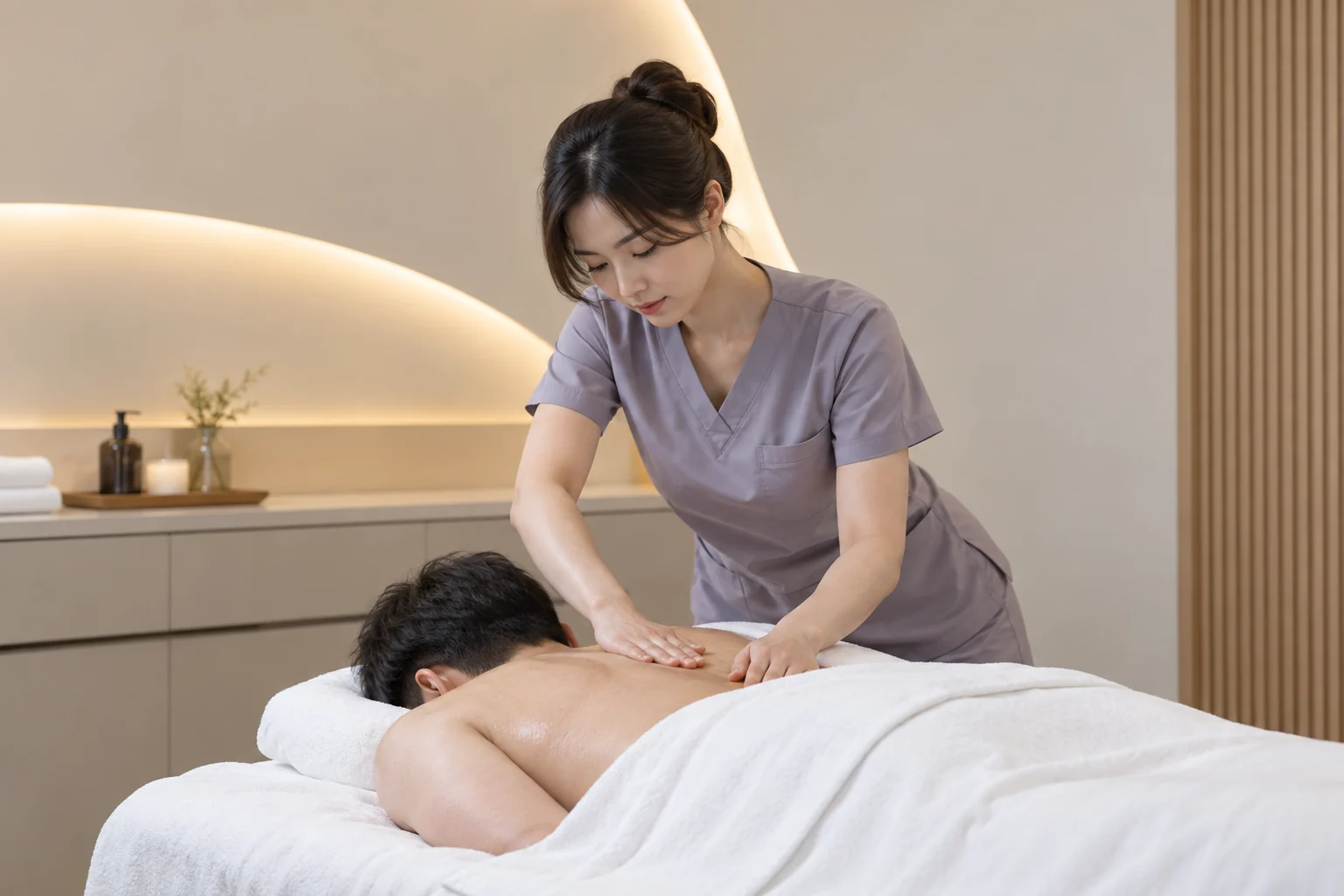 전문 방문 관리 장면 1