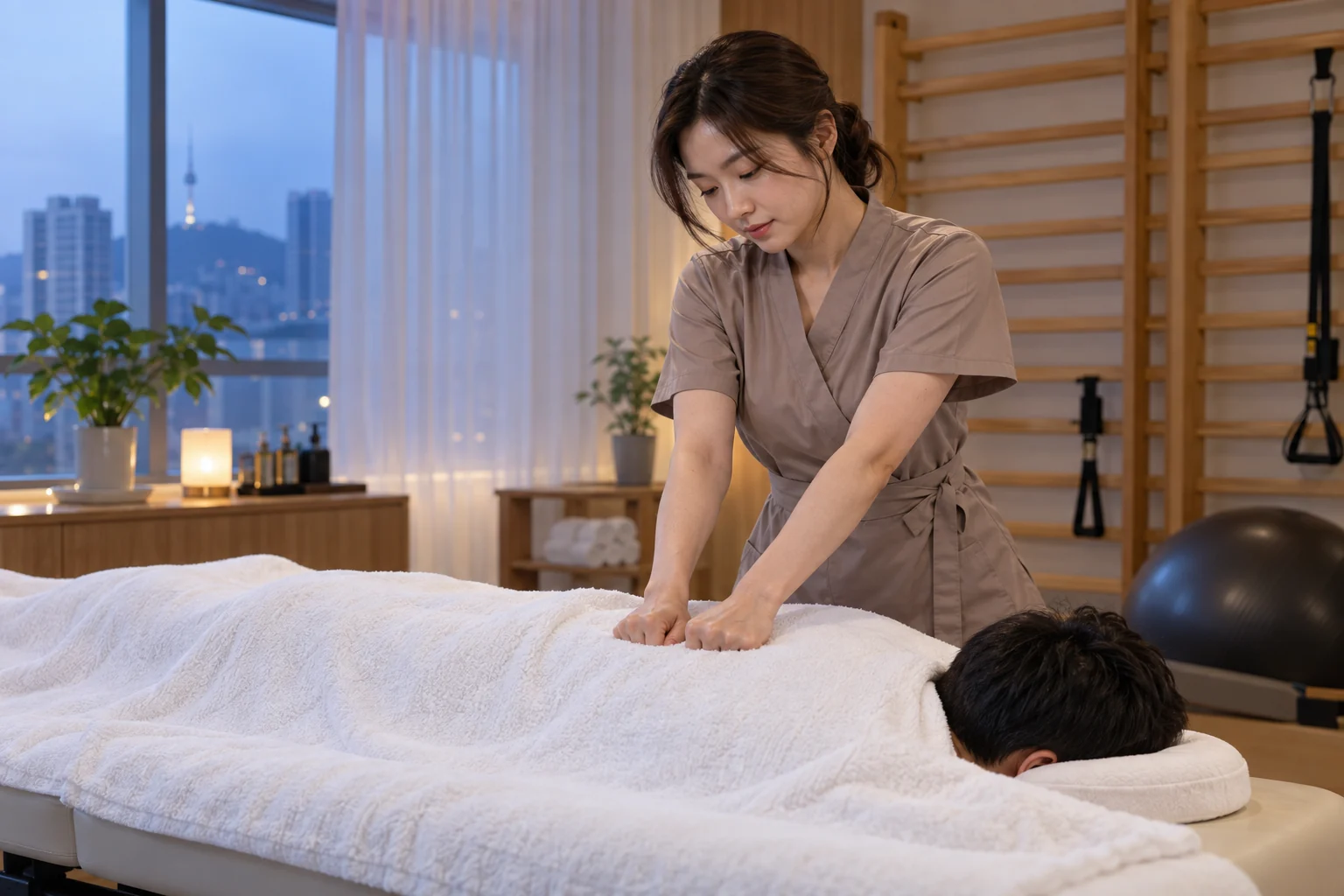 전문 방문 관리 장면 4