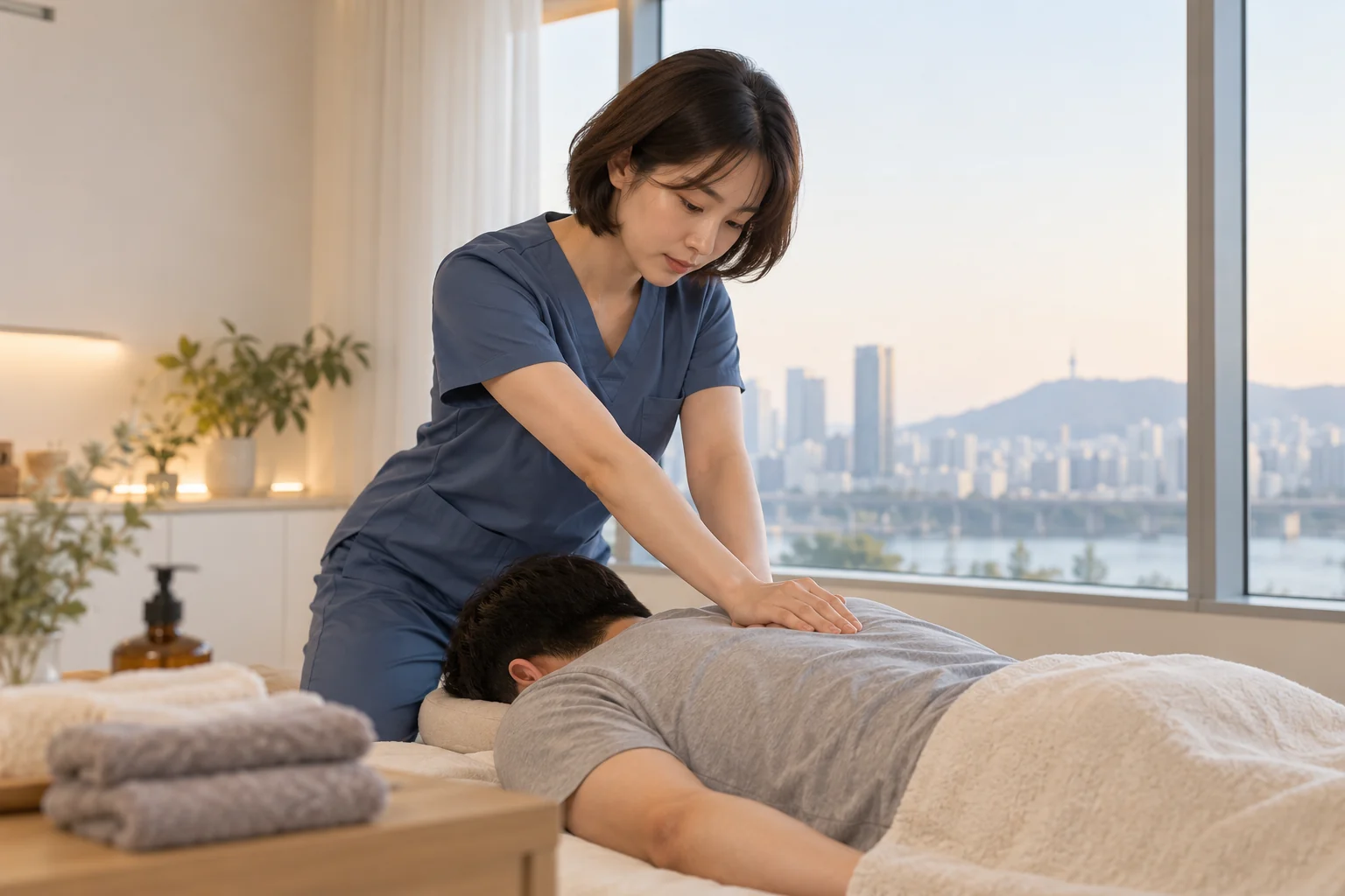 전문 방문 관리 장면 6