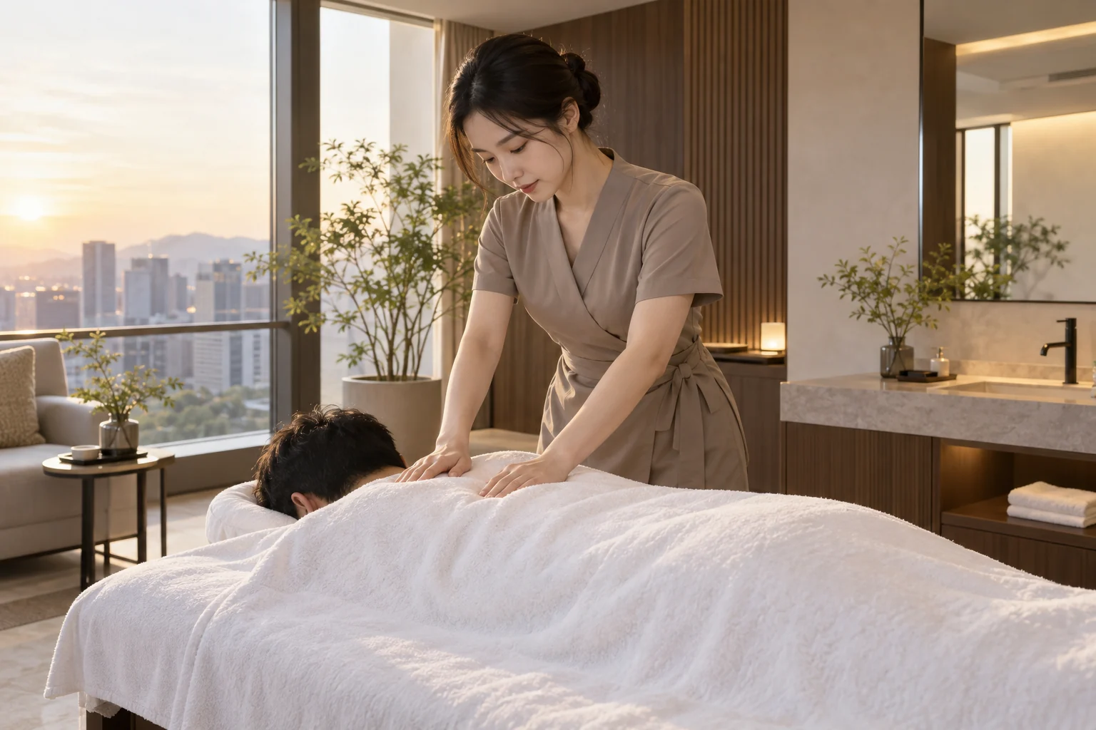 전문 방문 관리 장면 4