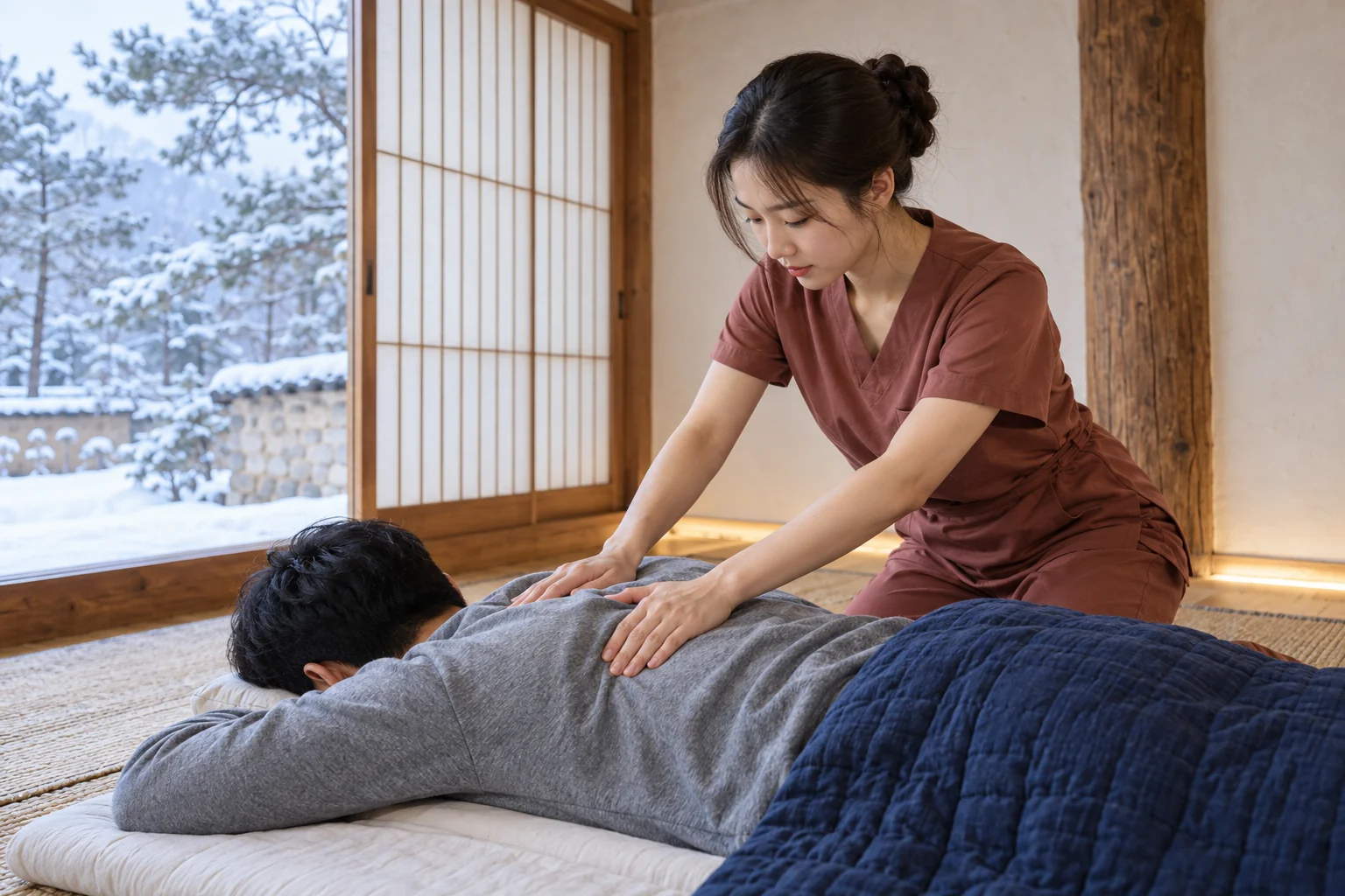 전문 방문 관리 장면 3
