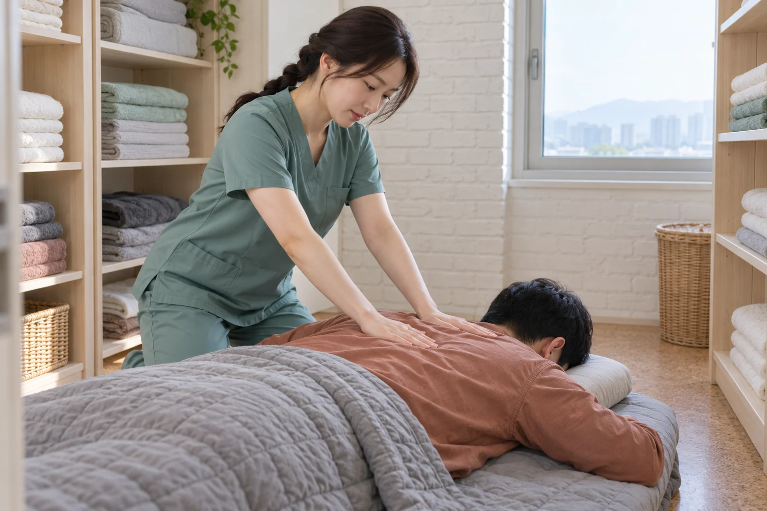 전문 방문 관리 장면 2